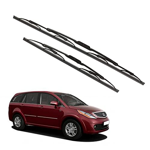 Image of Kylo Windshield Wiper for ARIA /Conventional and Traditional Metal Type Windshield Water Repellency Scratch Proof Metal Wiper Blades Suitable for ARIA (Driver Side - 26 inch, Passenger Side - 26 inch)