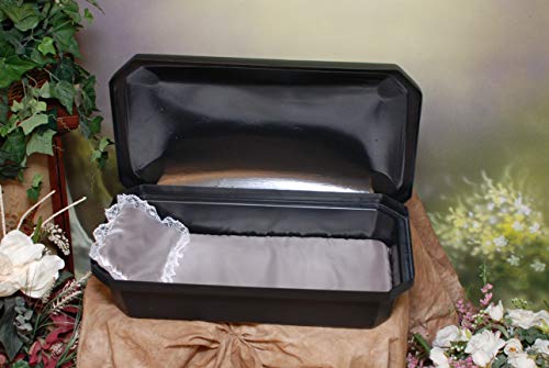Newnak's Pet Casket-Pet Casket Black/Silver (3 Sizes) Standard (Small)