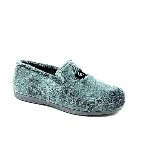 GARZON Zapatillas Cerradas Aplique Hombre 5375 Color: Gris Talla: 44