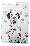 LEotiE SINCE 2004 Cartel De Chapa Raza Patas dálmatas Wallpaper 20X30 cm