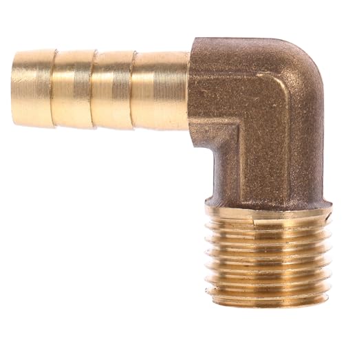 Abaodam Messing Winkel Schlauchverbinder mit Außengewinde