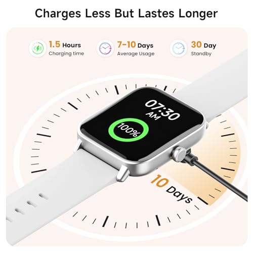 Image of Smart Watch for Women Men,1.85 inch AMOLED Touchscreen for Android & iPhone Alexa Built-in Bluetooth Calls,Fitness Watch 110+ Sport Modes Heart Rate /Sp02 /Sleep /Calories Monitor IP68 Waterproof