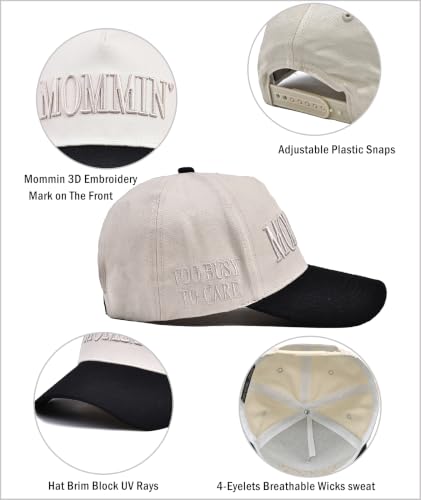 Gorra de béisbol ajustable bordada para paseos y playa mujer 6