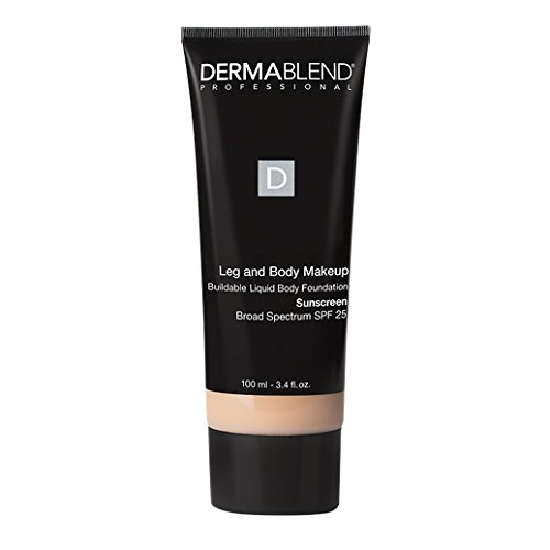 Dermablend Leg and Body Makeup Foundation with SPF 25, 3.4 Fl. Oz.