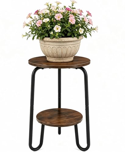 17" Treezitek 2-Tier Round Plant Table - image 1