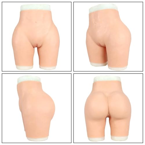 Liifun Realistic Padded Silicone Panties Fake Butt Shaper Crossdressing Hip Enhancer Underwear for Cosplay Transgender2
