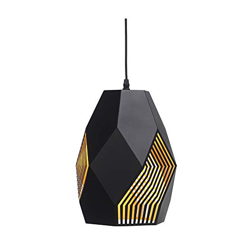 Melfi Noir Oaks Lighting suspension en métal haut de gamme finitions soignées