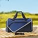 Menolana Sports Gym Bag Travel Duffle Bag Storage Bag Adjustable Shoulder Strap Overnight Bag with Shoe Compartment for Travel Fitness, Navy Blue