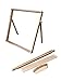 Weaving Loom Kit Large (50 cm x 50 cm) with Stand, Wooden Looming Set, Frame Loom with Heddle Bar | Weaving Loom for Beginners