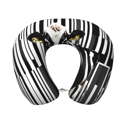 Almohada de apoyo para cuello de poliéster negro