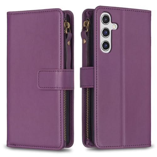 Étui clapet Samsung Galaxy A14 5G violet foncé anti-rayure fonction support