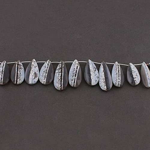 Boulder Opal perles gouttes facettées LKBEADS 1 strand 7 inches pour création