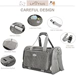 Cat Carriers Dog Carrier Pet Carrier for Small Medium Cats Dogs Puppies up to 30 Lbs, Portable Soft Sided Collapsible Pet Carrier for Traveling Indoor Outdoor Uses Grey