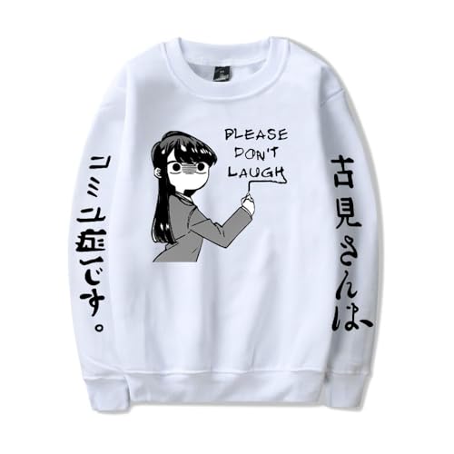 Anime Komi Can't Communicate Long sleeve crew neck sweater Men/Women Longsleeve sweater