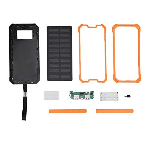 Power Bank 50000Mah Caricabatterie Power Bank Portatile 20000Mah Ricarica Rapida Dual Usb Polar Mobile Power Bank Case Kit Fai da Te Verde (Arancia)
