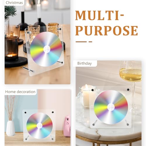 Soporte transparente para discos que soluciona el desorden en casa 4