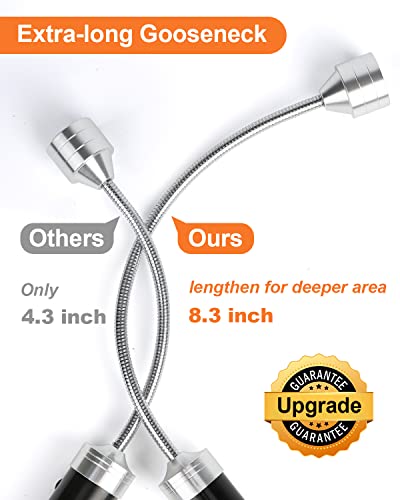 LED Magnetic Grill Light Accessories: 2023 Personalized Valentines Day Gifts for Him & Couples, Unique Birthday Gifts for Men Women Boyfriend Husband, Outdoor BBQ Light GrillIing Cool Gadgets, 2 Pack