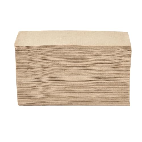 Image of Restaurantware-Paper Towels M Fold 9.5 x 9.25 Inch 4000 Commercial Paper Towels Multifold Hand Towel 1 Ply Dispensers Sold Separately Kraft Towel With Full-Dot Embossing