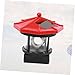 FONDOTIN Solar LED Lighthouse Light Outdoor Garden Lamp for Landscaping Unique Design for Courtyards Yards Parks and Lawns Practical Lighting Tool