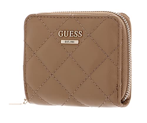 Guess Cessily Small Zip Around Wallet, Beige #TOP24
