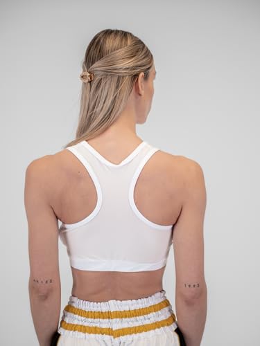 METAL BOXE - Damen-Brustschutz, Weiß, Größe S