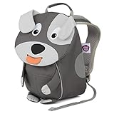 deuter baby city poids Volumen in Liter: 4 Affenzahn Kinderrucksack für 1-3 Jährige im Kindergarten - Hugo Hund - Grau