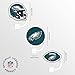 FOCO Philadelphia Eagles NFL 3 Pack Primary Logo Straw Toppers