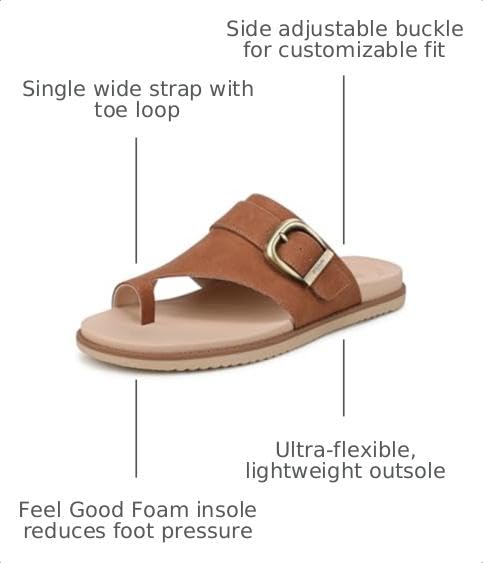 Dr. Scholl's Women's So Clever Slide Sandal Honey Brown 9.5 M - image 3