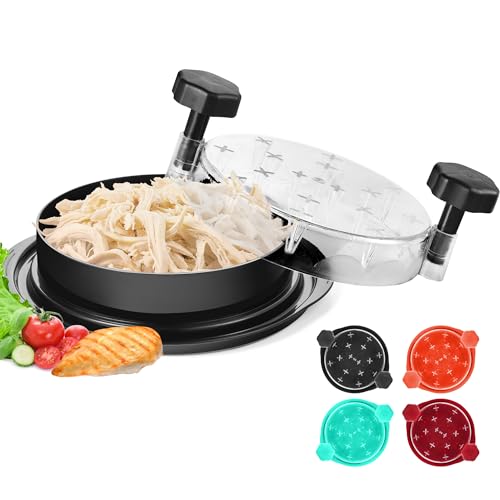 Chicken Shredder Tool Twist, Food-Grade Meat Shredder, Black