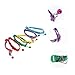 COLLBATH 6pcs Pet Collars Bells for Small Dogs and Cats Breathable and Comfortable for Parties and Everyday Use Red Yellow Green