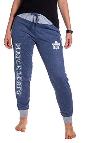Calhoun NHL Ladies Jogger Lounge Pants (XX-Large, Toronto Maple Leafs)
