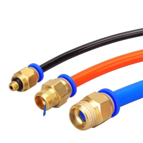 Racor neumático rápido PC 10mm evita fugas de aire en mangueras de compresor