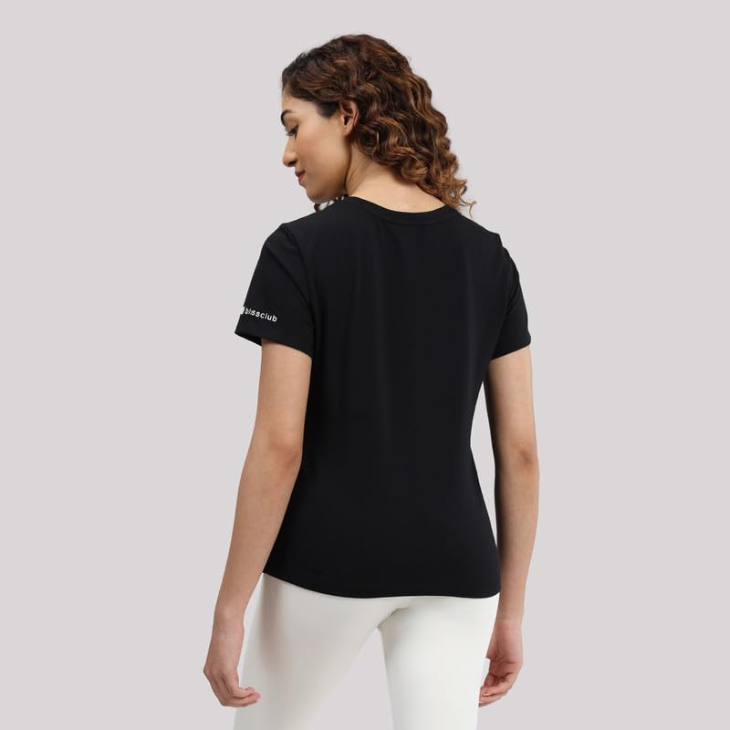 Image of BlissClub Women's Solid Regular Fit T-Shirt