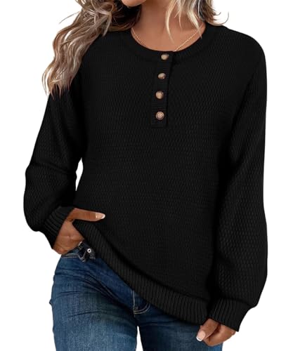 CARCOS Plus Size Sweaters for Women Long Sleeve Knitted Pullover Sweaters Crewneck Jumper Tops Lightweight Casual XL-5XL