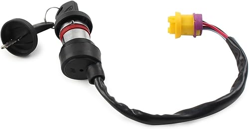 Miniatura 2 de GZYF Interruptor de encendido de motocicleta con kit de llave, 1 juego de interruptor de llave de encendido de repuesto para linhai Bighorn 260 300