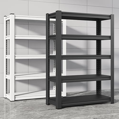 Estantes de cocina independientes de metal resistentes de 5 niveles, organizador de almacenamiento desmontable, blanco, 90 x 30 x 150 cm, perfecto para cocina, despensa, garaje y nización doméstica