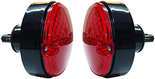 Bajato Rear Tail Indicator Stop Light Set For Defender AMR6526 - Clear