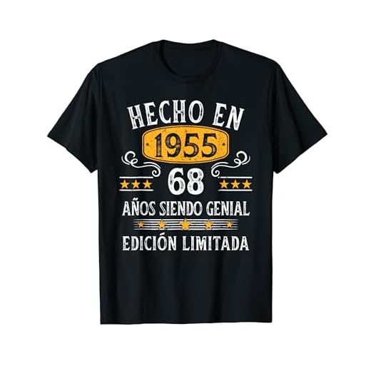 Hombre 68 Años Cumpleaños Regalo Hombre Hecho En 1955 Hecho En 1955 Camiseta