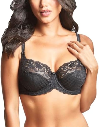 Panache Women's Envy Underwire Balcony Stretch Lace Bra | Full Co...
