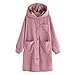 Produktbild NOBRAND Casual Fashion Patch Bag Winter Jacke Damen Windbreaker Mantel Gr. Large, rose
