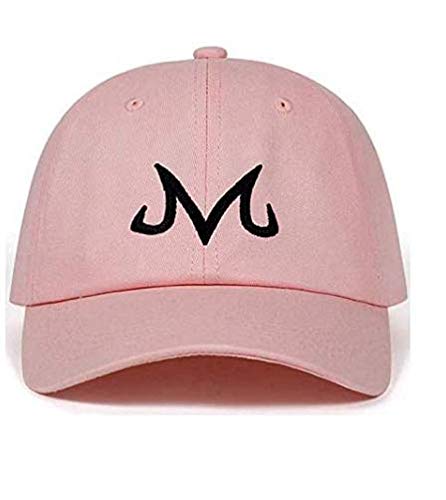 Zj M Embroidered Dad Hat Majin Buu Dad Hat Snapback Cap Cotton Washed Baseball Cap For Men Women Hip Hop Dad Hat Golf Caps (Pink) #TOP25