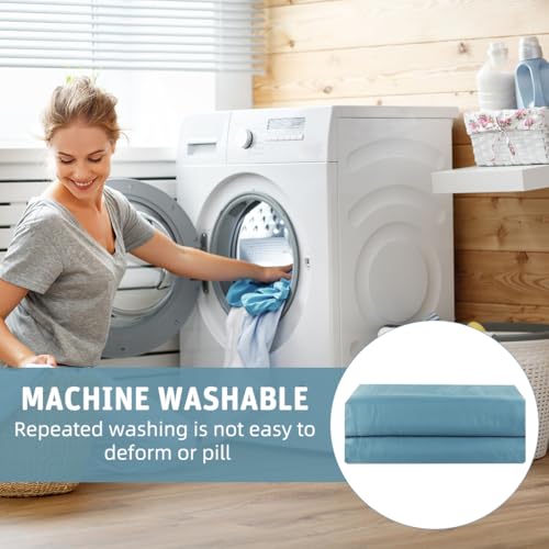 Image of HASTHIP Cooling Duvet Quilt for Double Bed King Size - 200x230cm Cooling Bedding Set Quilt AC Blanket for Double Size Bed Reversible Super Soft Microfiber Blanket - Grey & Blue