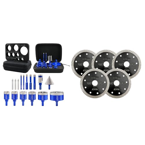 Kit de brocas de diamante para azulejos 16 piezas miniatura 1