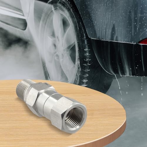 Conector de manguera de jardín de acero inoxidable de 3/8 pulgadas para herramienta de lavado de automóviles y equipos de limpieza al aire libre - imagen 6