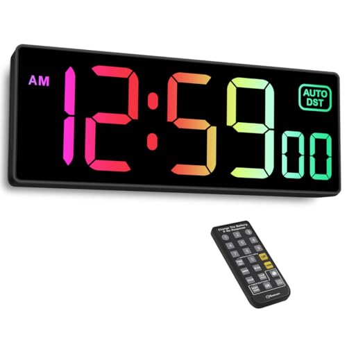 Soobest Digital Wall Clock with Remote Countdown...