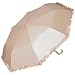 Produktbild VON LILIENFELD Regenschirm Taschenschirm Damen Hochzeit Braut Rüschen Elena bronze metallic