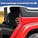 RT-TCZ for Jeep JK Door Lock Cover Protector for Jeep Wrangler JKU 2007-2017 Black Accessories 6pcs