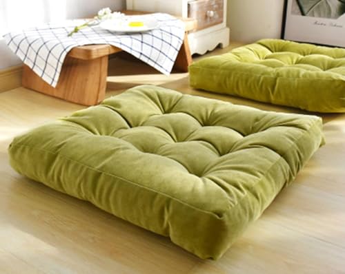 10 cm de espesor 55 x 55 cm Cojines de asiento cuadrados Cojines de asiento para silla de comedor, Cojines para silla Cojines para silla Cojines de piso Interior Exterior Jardín Patio Cocina Yoga