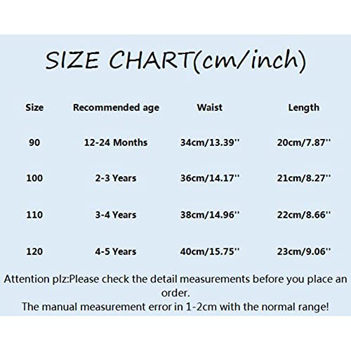 Roupa íntima para meninas tamanho 12 14 infantil bebê menina calcinha linda estampa shorts algodão m