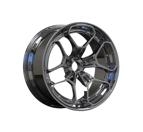 BDWYFAC 2pcs 18 19 20 21 22 24 Inch 5 Holes Concave Deep Dish Deep Lip Custom Forged Alloy Passenger Car Wheels Rims(21)